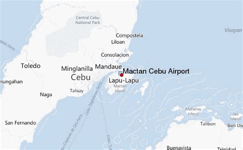 Closest airport to Cebu City.